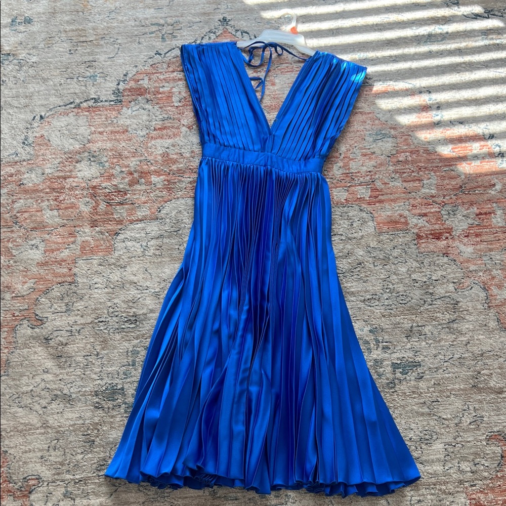 Stunning Royal Blue Backless Dress